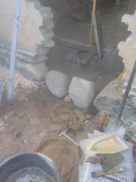 Betongulv og derunder